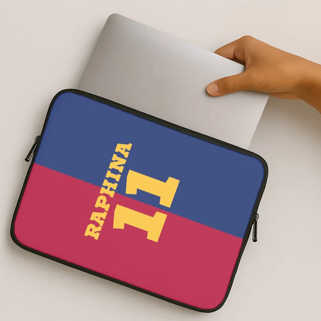 Red And blue Laptop Sleeve Soft Feel