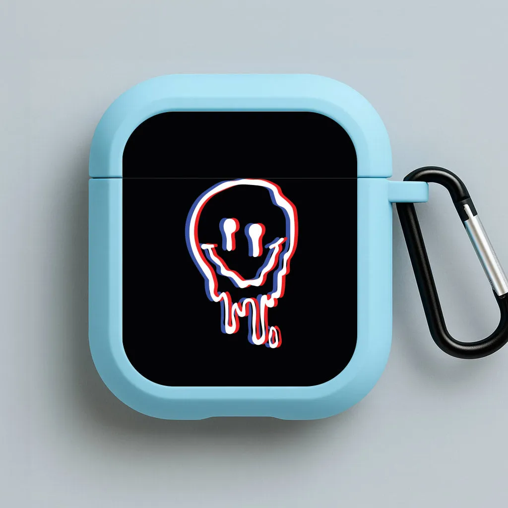 soft gradient ergonomic travel shell Red Smiley - Juice AirPods Case