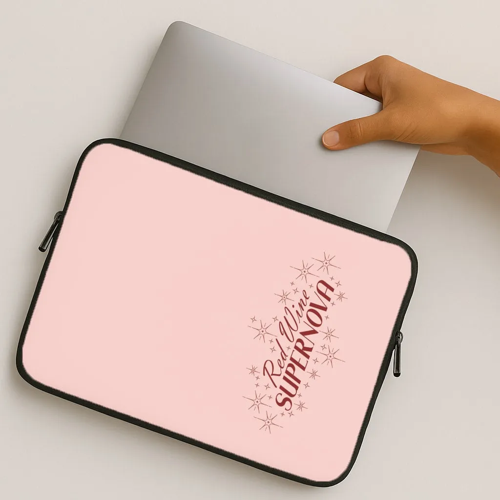 Everyday Accessory Refined Look Red Wine Supernova Laptop Sleeve