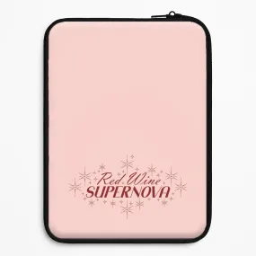 Red Wine Supernova Laptop Sleeve Compact Shell Resistant Layer