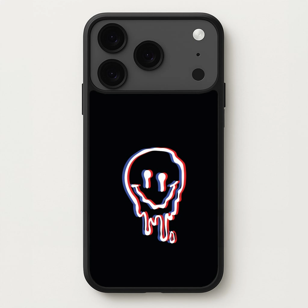 Hybrid Texture Modern Texture Build Red Smiley - Juice Phone Case