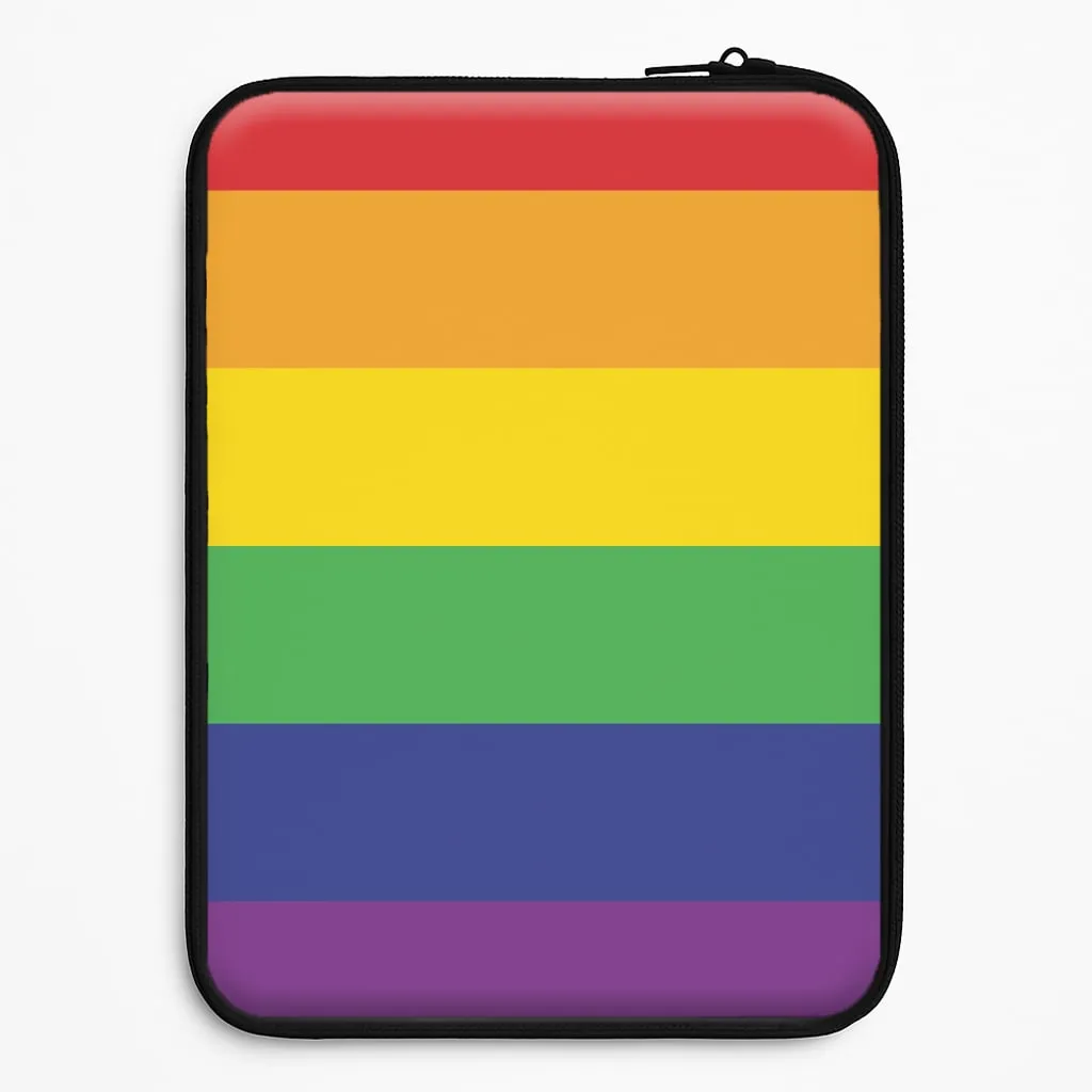 Pride Flag Laptop Sleeve Matte Texture Finish