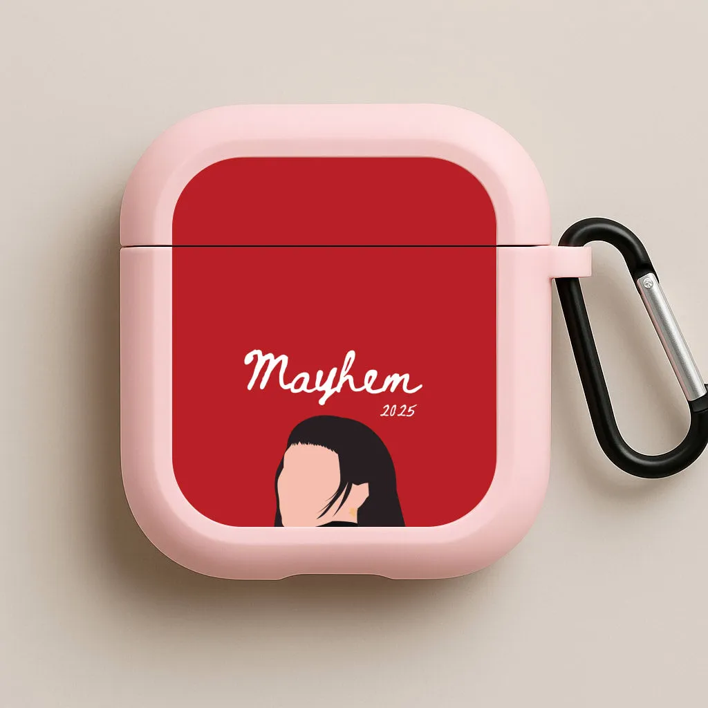 compact neon ergonomic silicone protector Portable Lifestyle Gear Mayhem 2025 Gaga AirPods Case