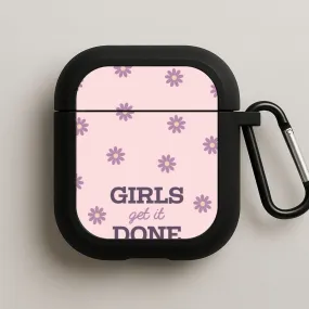 Girls Get It Done  AirPods Case Compact Gadget Bag portable gradient travel airpods protector