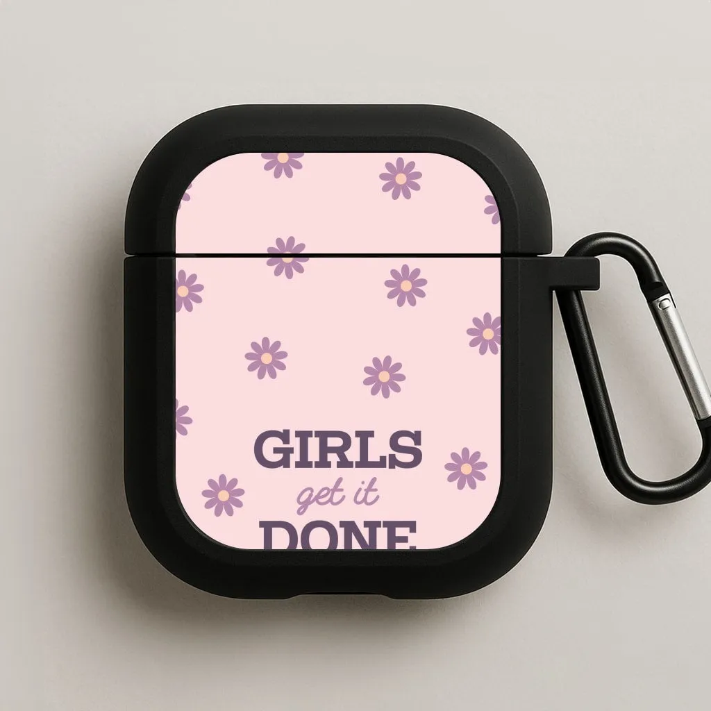 Compact Daily Case Girls Get It Done  AirPods Case
