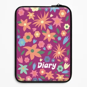 Sleek Texture Diary Laptop Sleeve