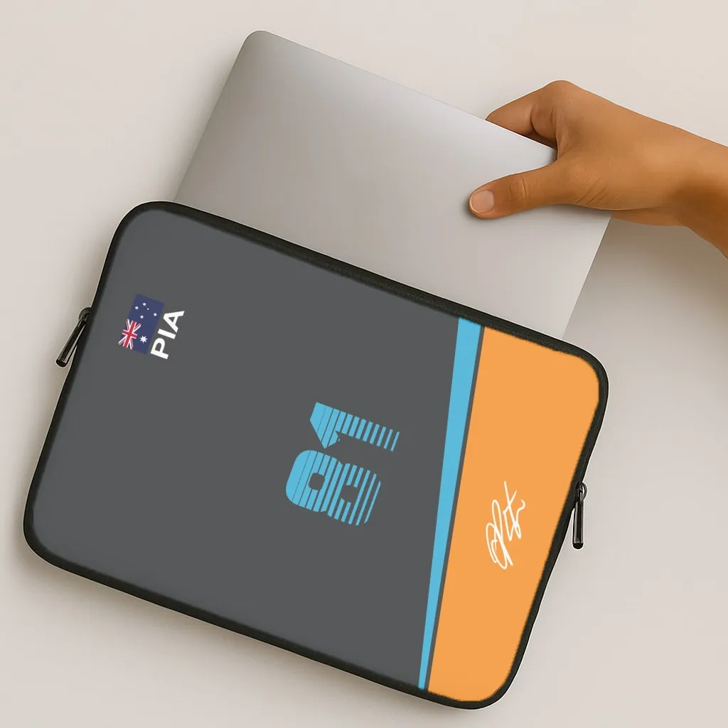Stylish Aesthetic Piastri - F1 Laptop Sleeve