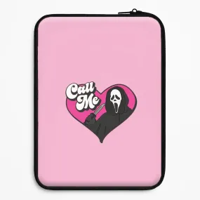 Call Me Heart Laptop Sleeve Grip Assist