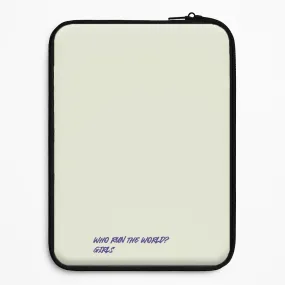 Matte Feel Texture Soft Pattern Layer Who Run The World - Queen B Laptop Sleeve