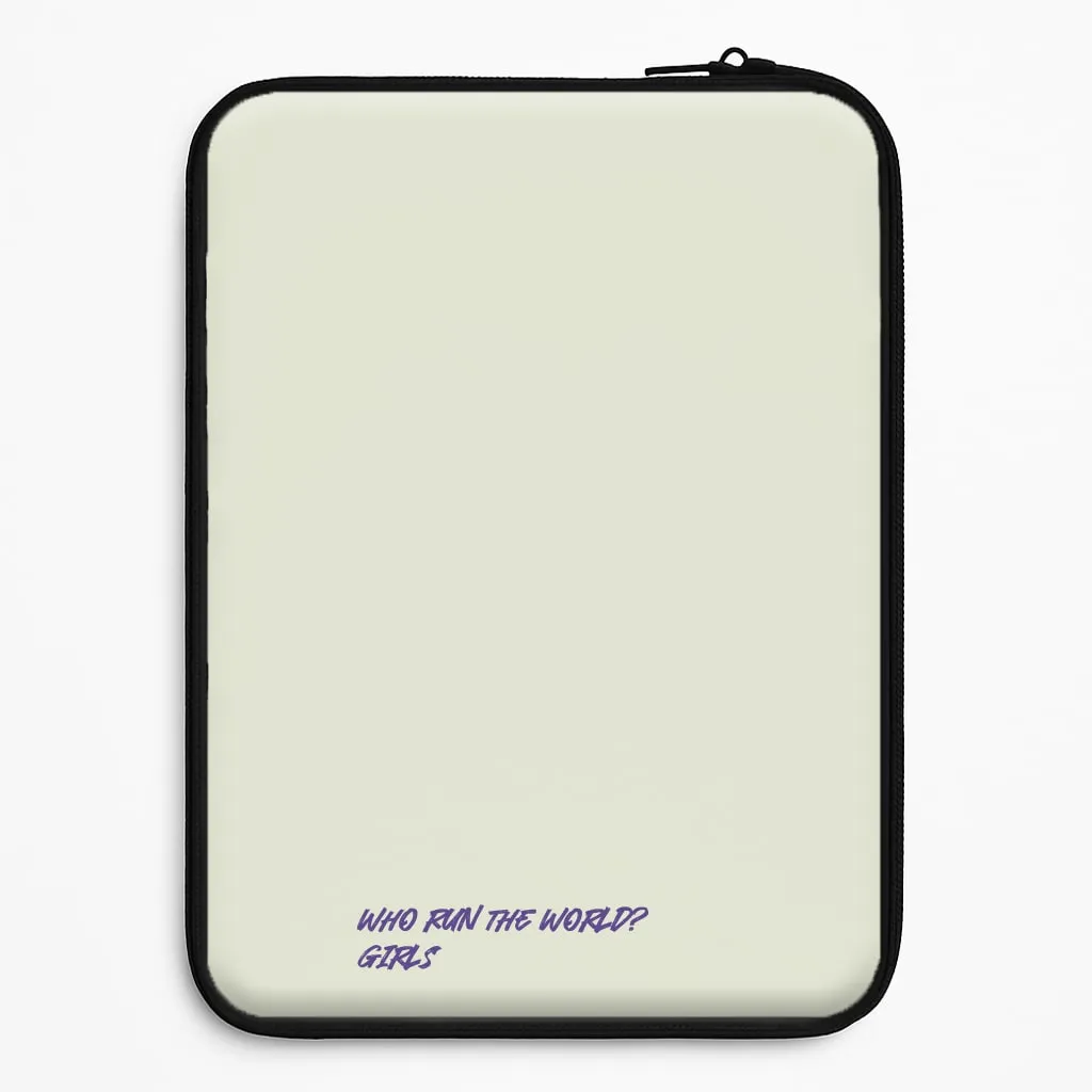Matte Feel Texture Soft Pattern Layer Who Run The World - Queen B Laptop Sleeve
