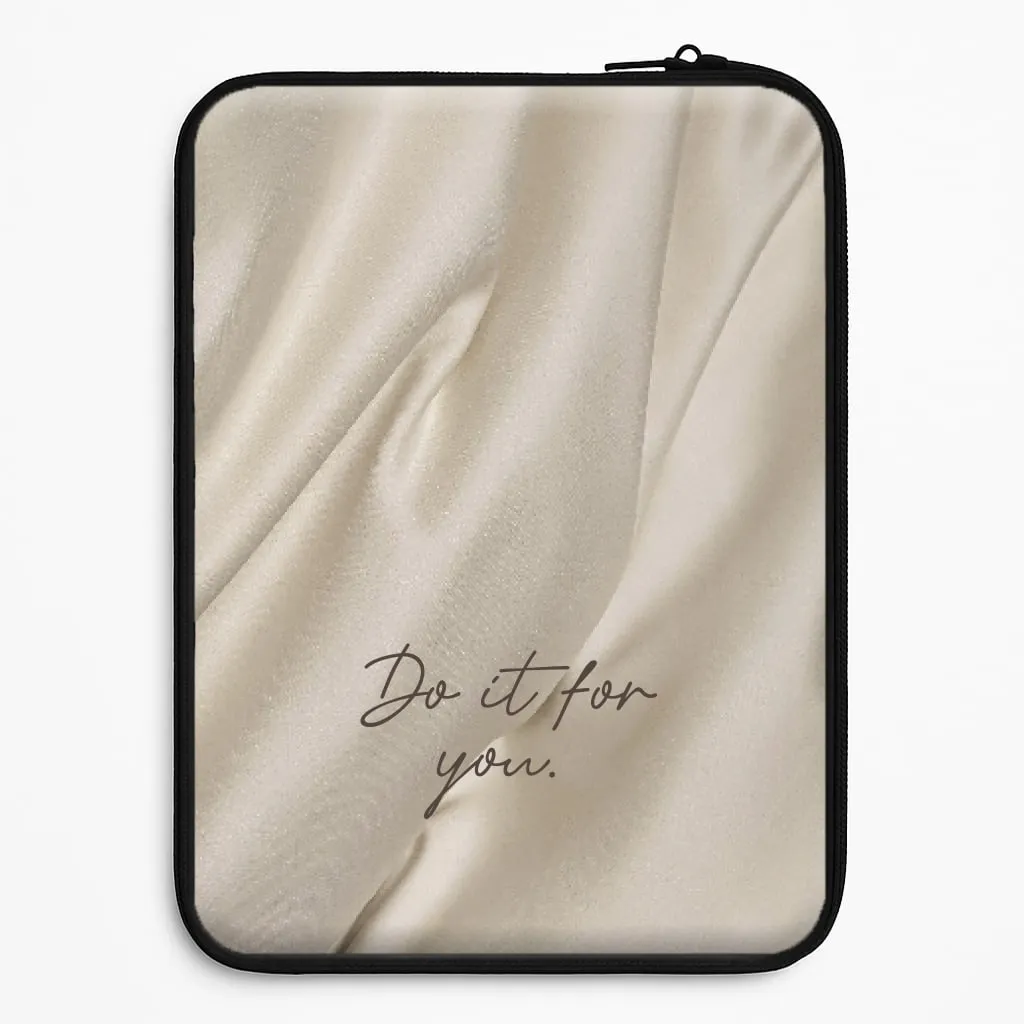 simple design Do It For You Silk Laptop Sleeve