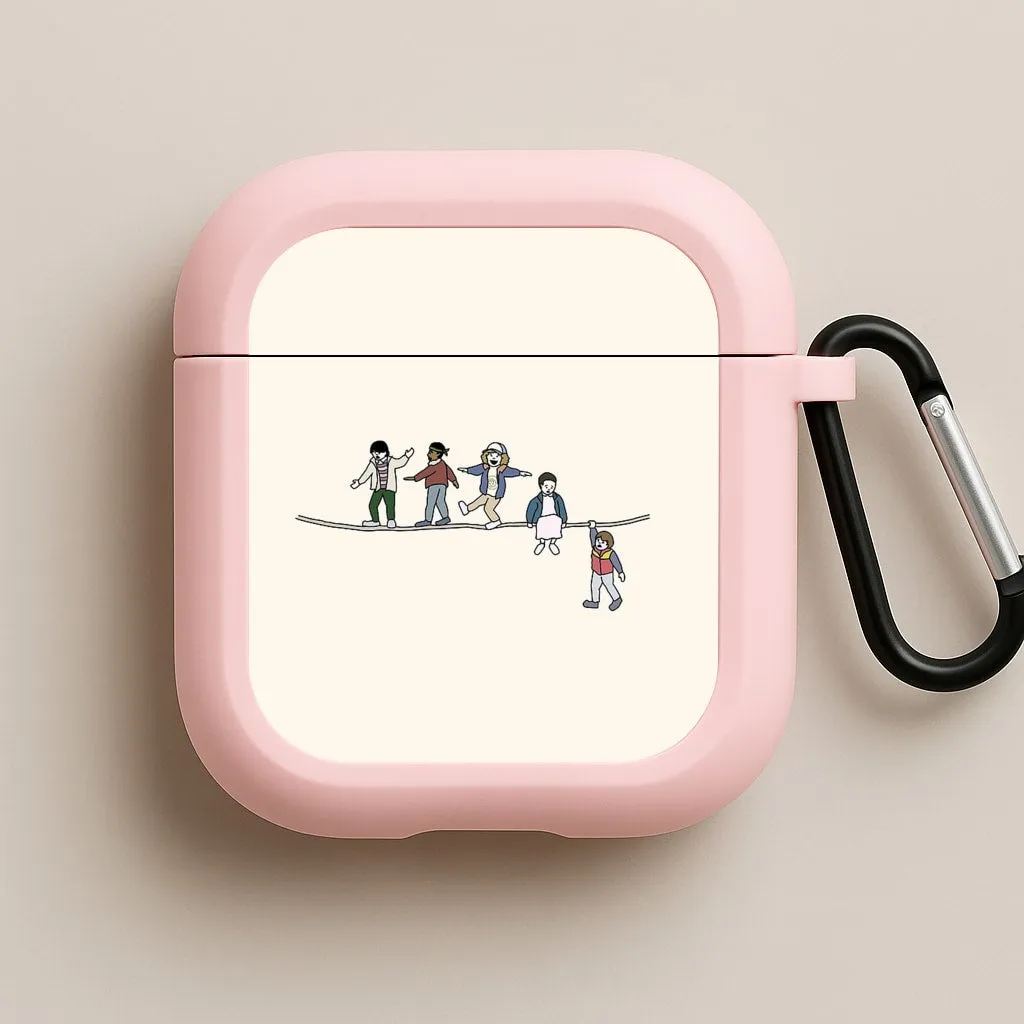 Stranger Acrobats AirPods Case ultra compact charging box