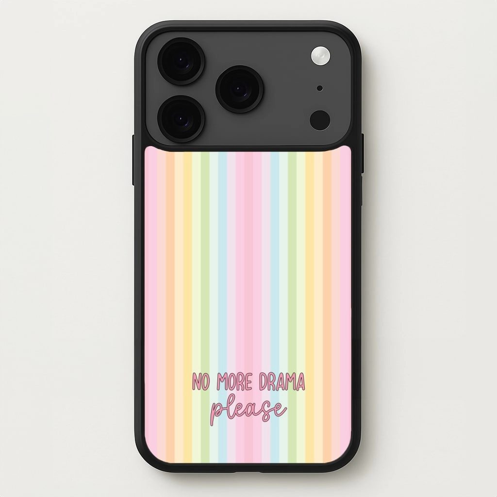 Smooth Lining No More Drama Please Phone Case