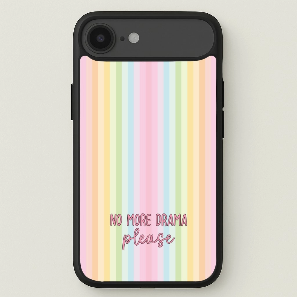 Luxury Layer Texture Premium Edge Design No More Drama Please Phone Case