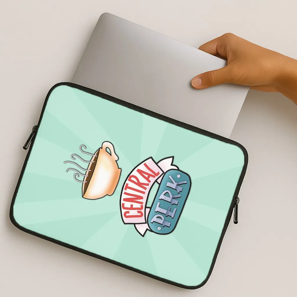 Central Perk Laptop Sleeve Smooth Detail Protective Frame Design