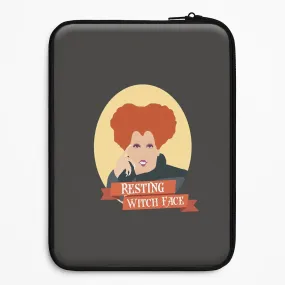 Resting Witch Face - Hocus Halloween Laptop Sleeve Flexible Build Form