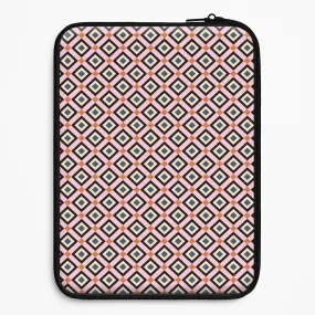 Stylish Detail Ergonomic form Retro Diamonds Pattern Laptop Sleeve