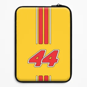 Smooth Shield Retro Yellow And Red Hamilton Laptop Sleeve