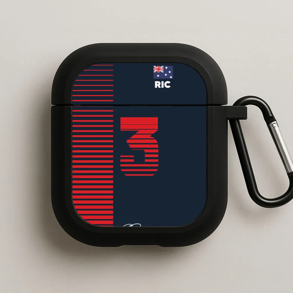 Travel Smart Organizer Durable Gadget Case Ricciardo - F1 AirPods Case