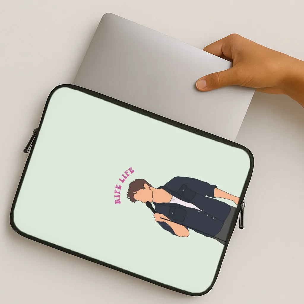 Compact Design Matte Texture Layer Rife Life Laptop Sleeve