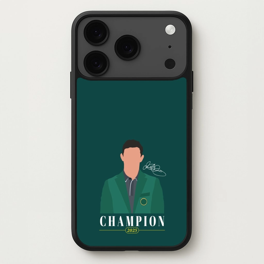 Creative Artwork Rory Champion 2025 Signature Phone Case