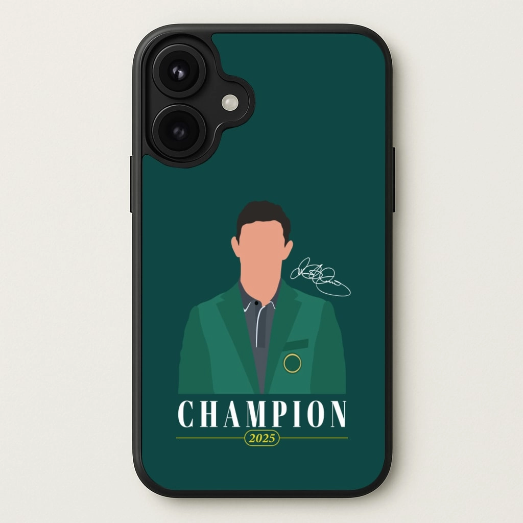 Rory Champion 2025 Signature Phone Case Smooth Outline