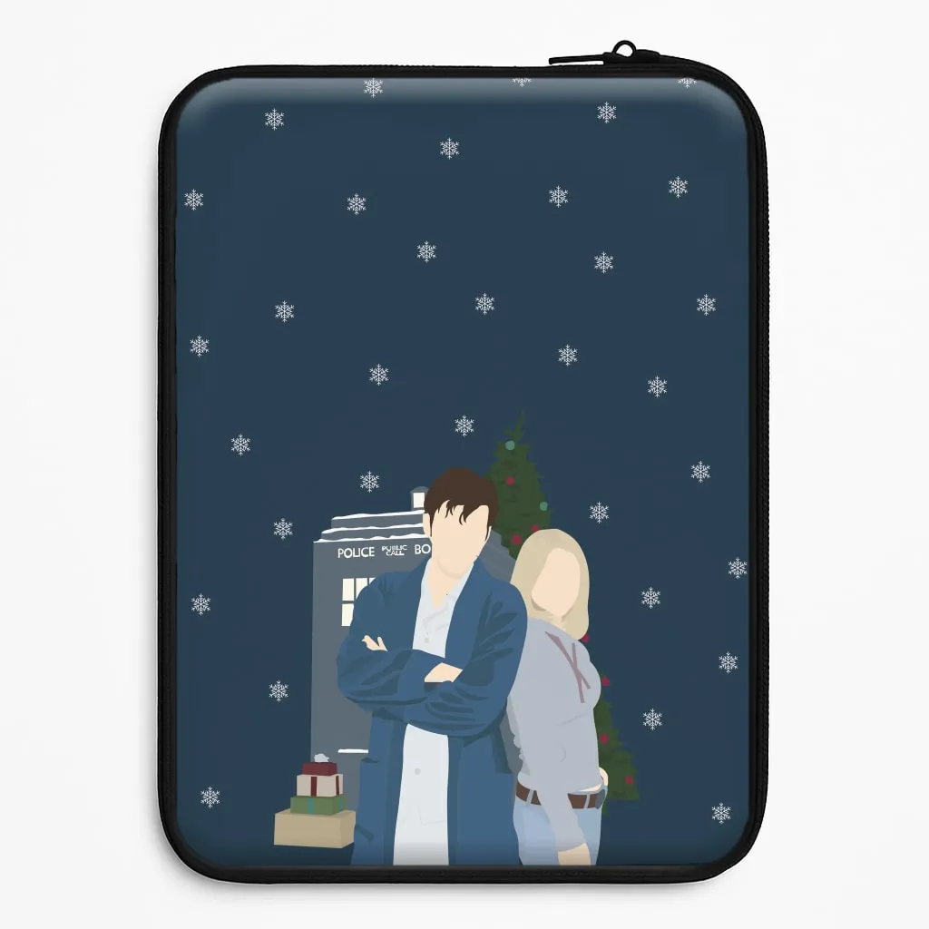 Refined Look Modern Touch Rose And The Doctor Laptop Sleeve