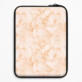 Rose Gold Marble Laptop Sleeve Daily Style Matte Pattern Layer