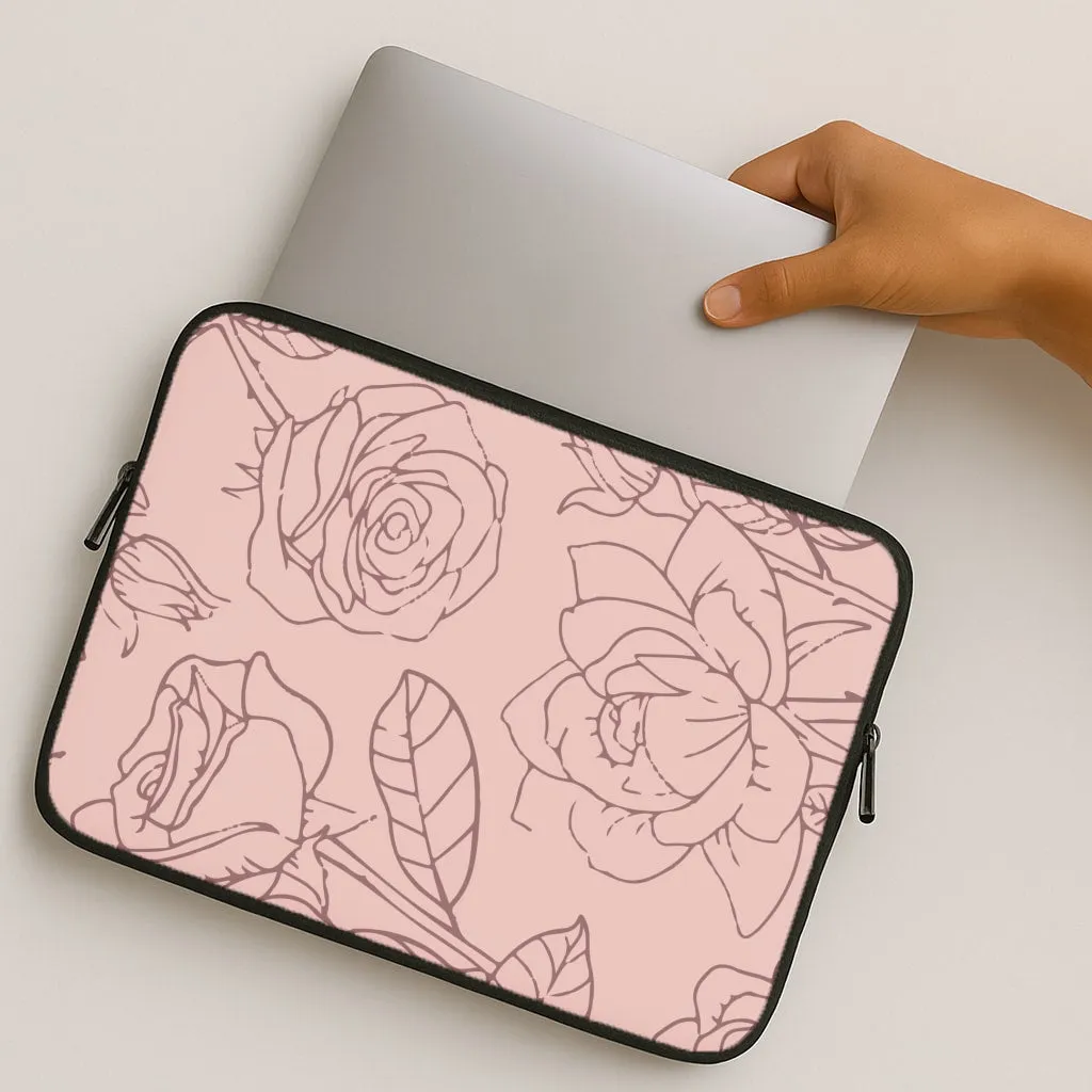 Slim Edge Roses - Foliage Laptop Sleeve