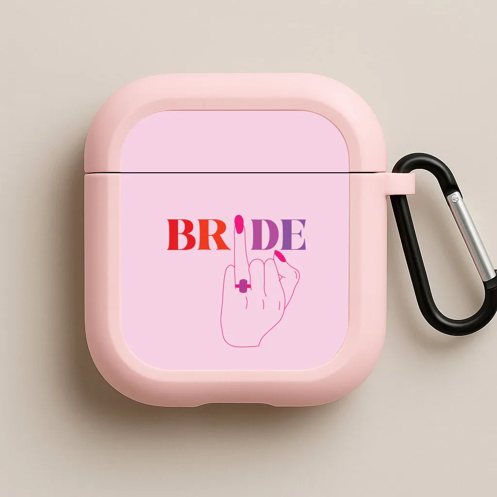 Bride - Bridal  AirPods Case Durable Everyday Shell protective earbuds shell