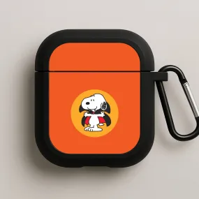 Cartoon Beagle Vampire AirPods Case ultra thin travel airpods protector durable anti drop shell