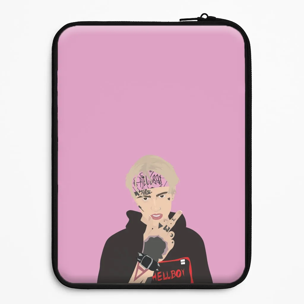 Pink Bandana - Peep Laptop Sleeve Fashion Detail