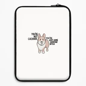You're Not Cheddar - B99 Laptop Sleeve Minimal Detail Texture Lightweight Feel