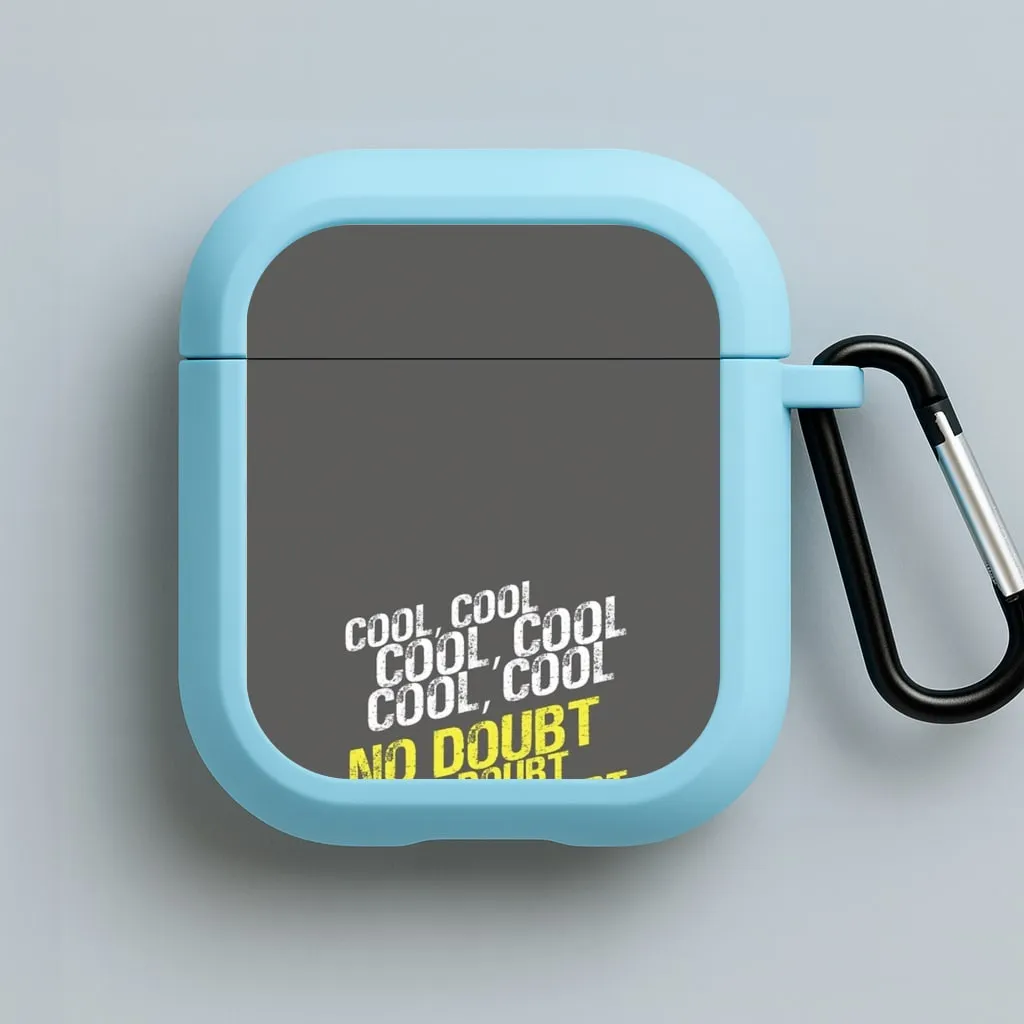 ultra thin travel airpods protector Cool Cool Cool No Doubt Grey - B99 AirPods Case
