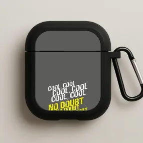 matte rubber airpods protector fashionable ergonomic airpods case Cool Cool Cool No Doubt Grey - B99 AirPods Case