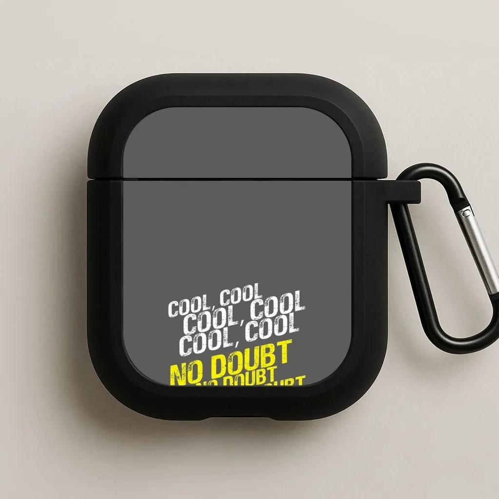 soft matte rubber airpods shell Cool Cool Cool No Doubt Grey - B99 AirPods Case