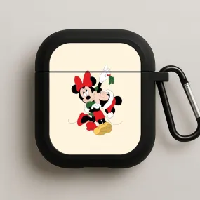 Mistletoe Fairytale Mice - Christmas AirPods Case anti shock earbuds cover