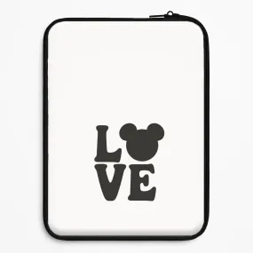Mouse Love Valentine's Laptop Sleeve Frosted surface