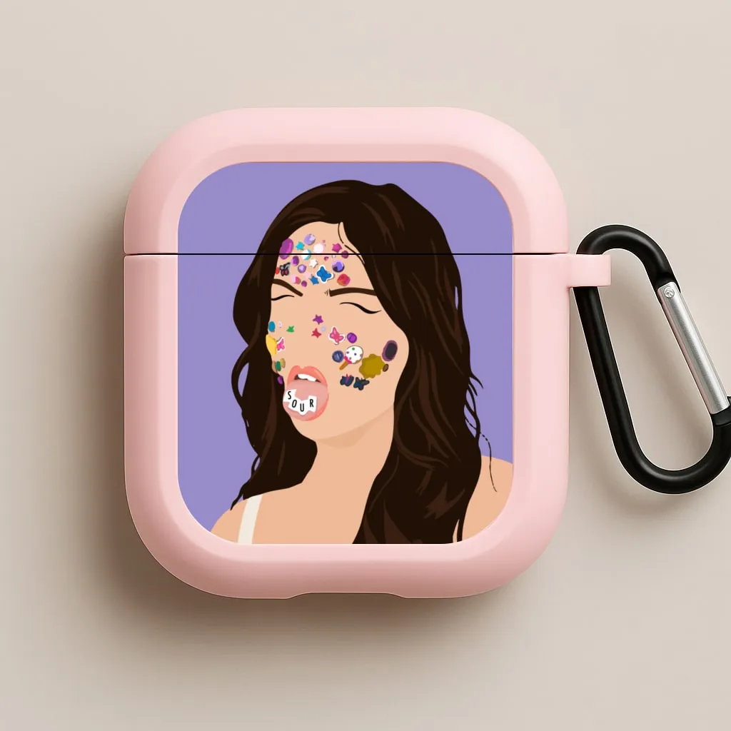 Sour - Olivia AirPods Case daily commute accessory fashion commuter airpods protector