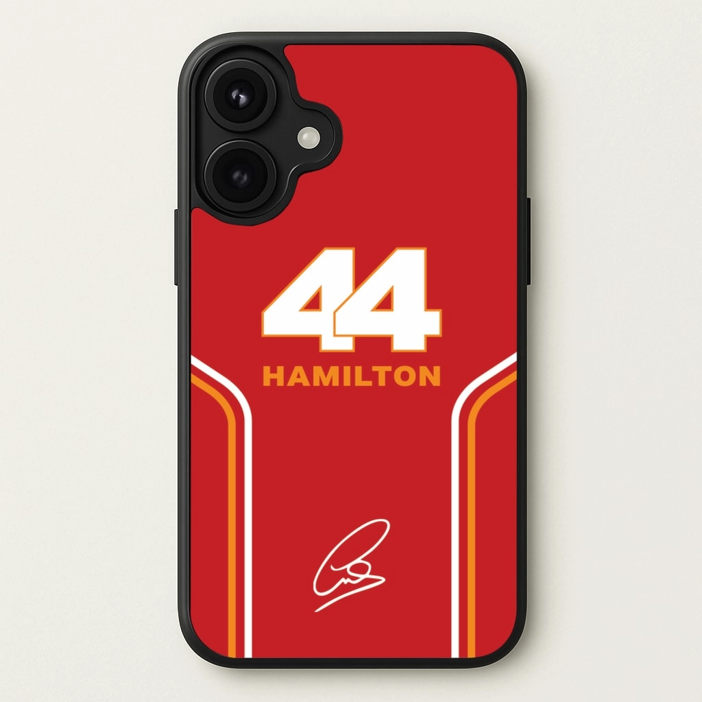 Stripes 44 Hamilton Phone Case Premium Pattern Design