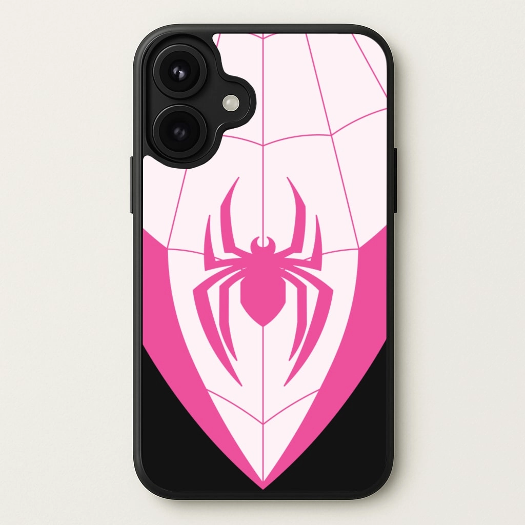 Slim Design Pink And Black Spider Costume Phone Case