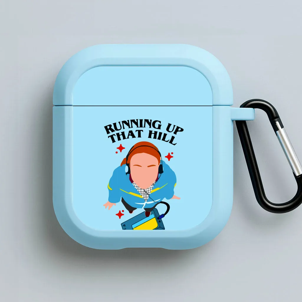 Running Up That Hill AirPods Case Minimal Modern Organizer