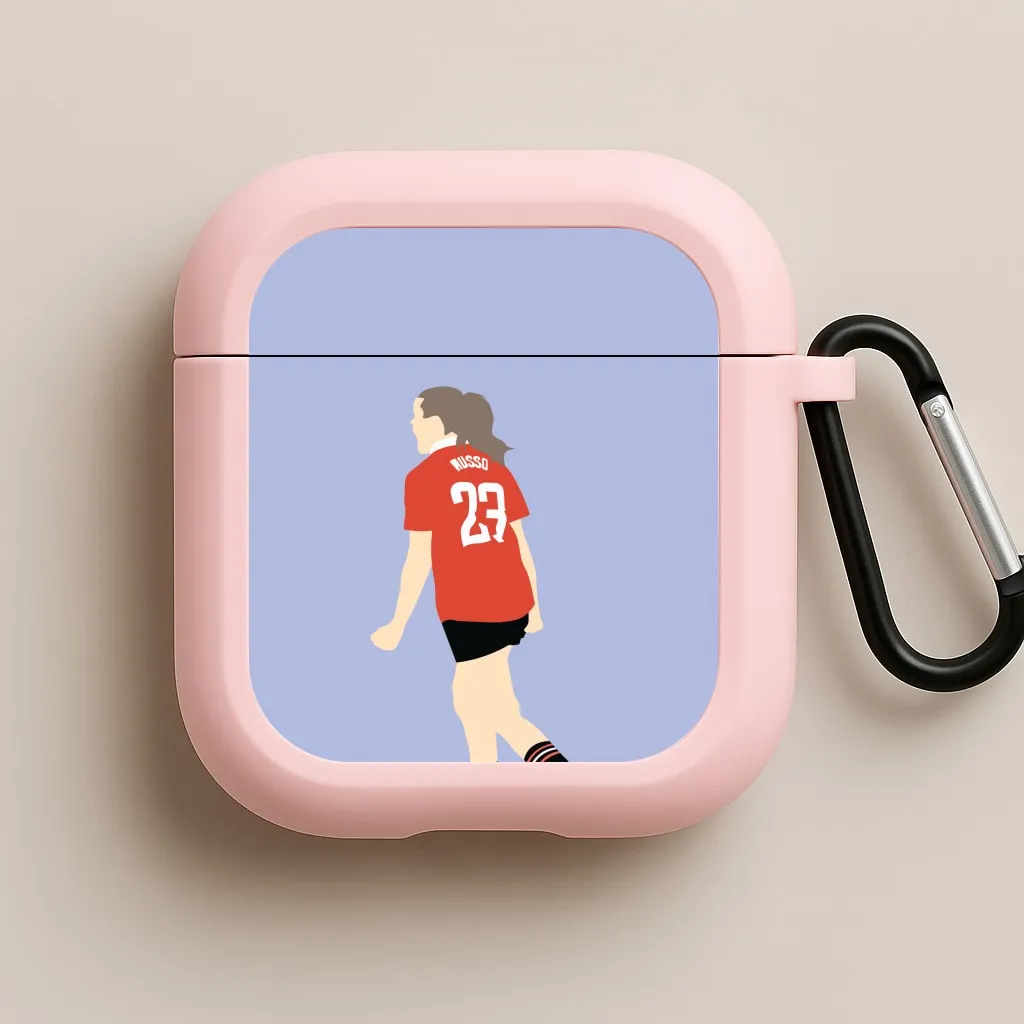 durable pocket airpods case Soft Compact Holder Russo - Womens World Cup AirPods Case