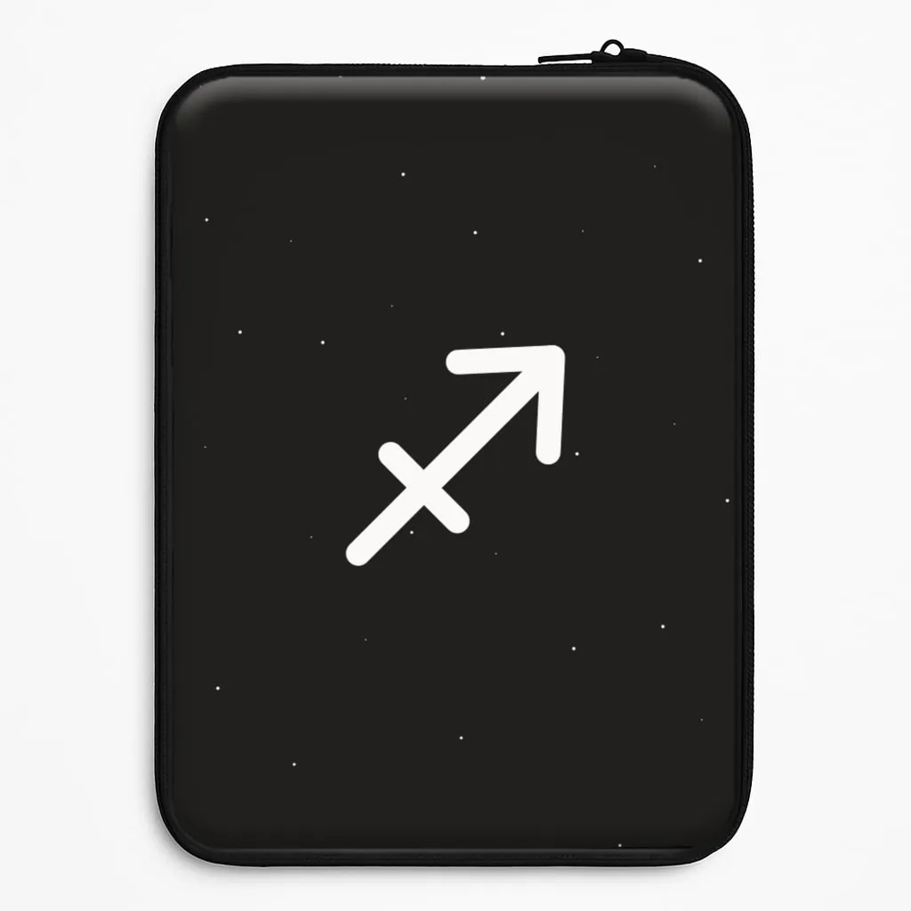 Soft Edging Elegant Finish Design Sagittarius - Astrology Laptop Sleeve