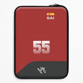 Sainz - F1 Laptop Sleeve Magnetic Mount Compatible