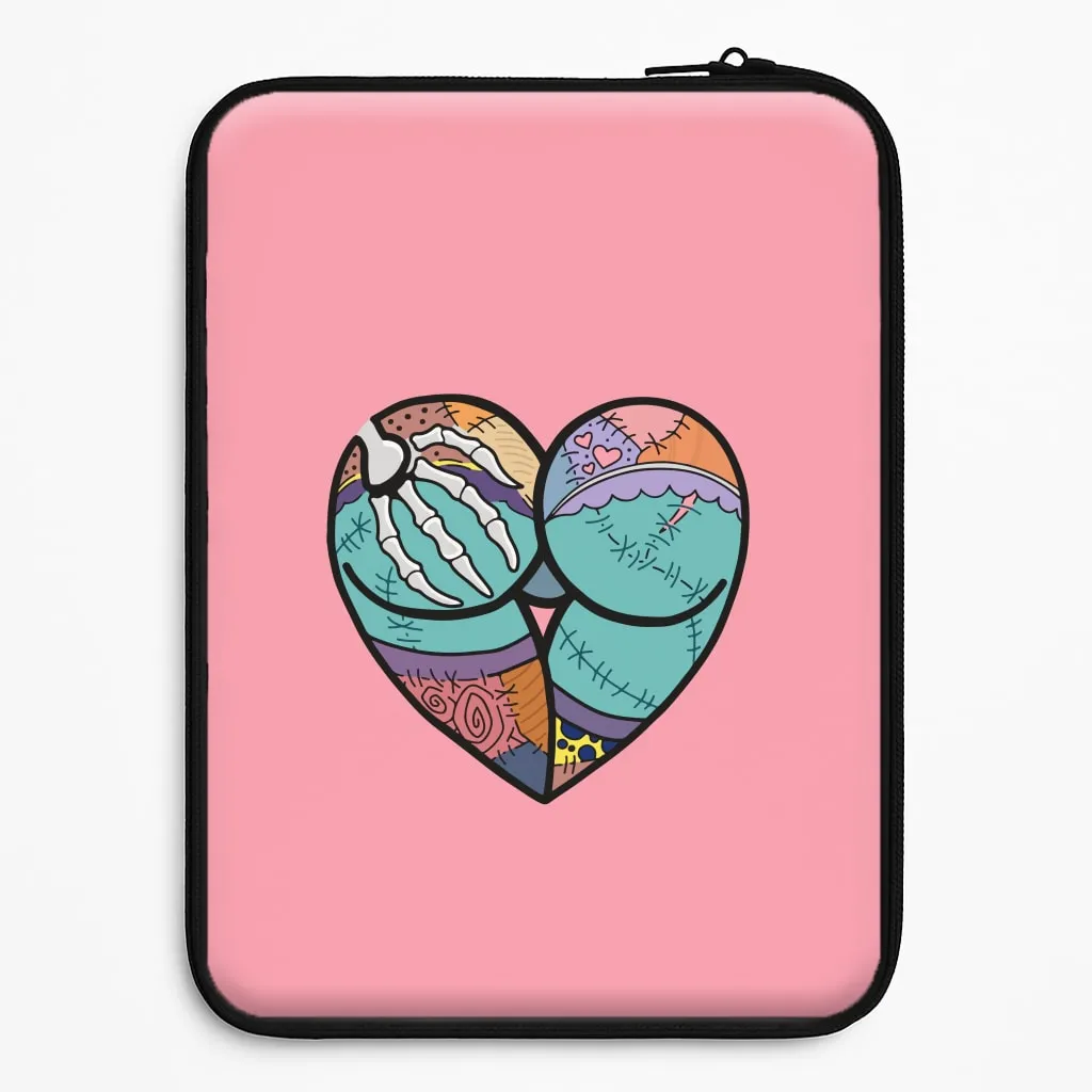 Sally And Jack Heart - TNBC Laptop Sleeve Premium Touch