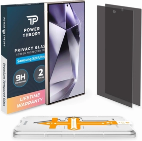 Samsung Galaxy S24 Ultra Tempered Glass Privacy Screen Protector Benefitting The American Cancer Society [2-Pack] Soft Edge strong edge protection Tablet Guard Max Pro