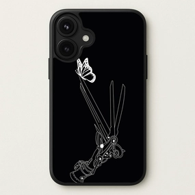 Scissorhands - Scissorhands Phone Case Scratch Barrier Soft Layered Design