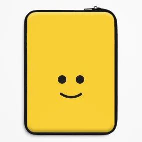 Brick Face Smile Laptop Sleeve Light Touch