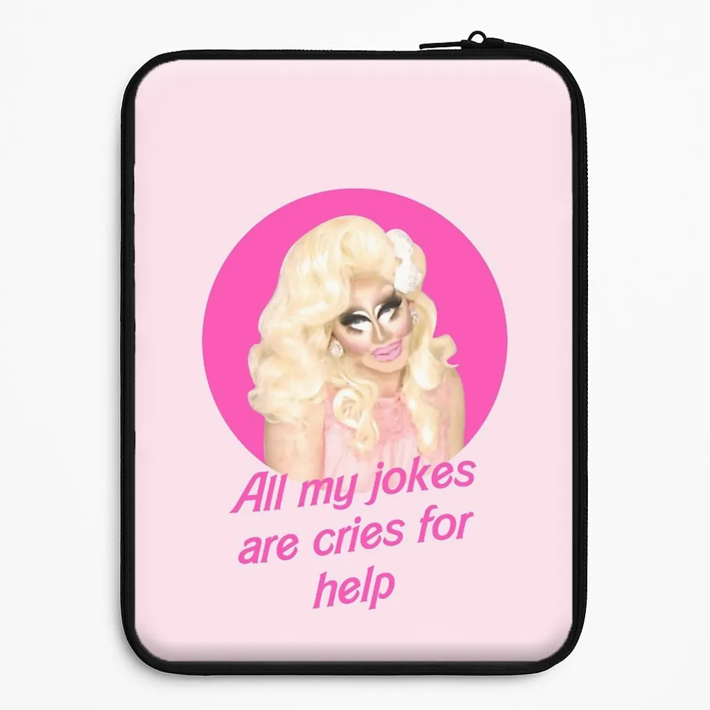 Protective Frame Protective Design Layer Trixie Mattel Jokes - Drag Queen's Drag Race Laptop Sleeve